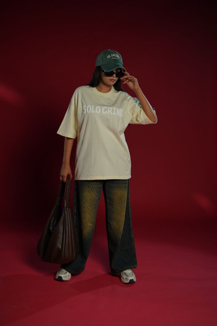 Daper Dash Solo Grind Premium Wolf Graphic Relaxed Fit T-shirt