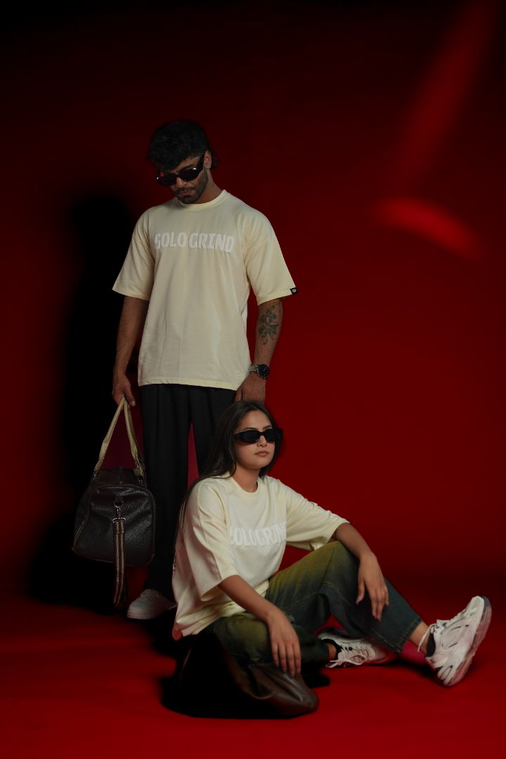 Solo Grind Wolf Graphic Oversized T-Shirt | Daper Dash