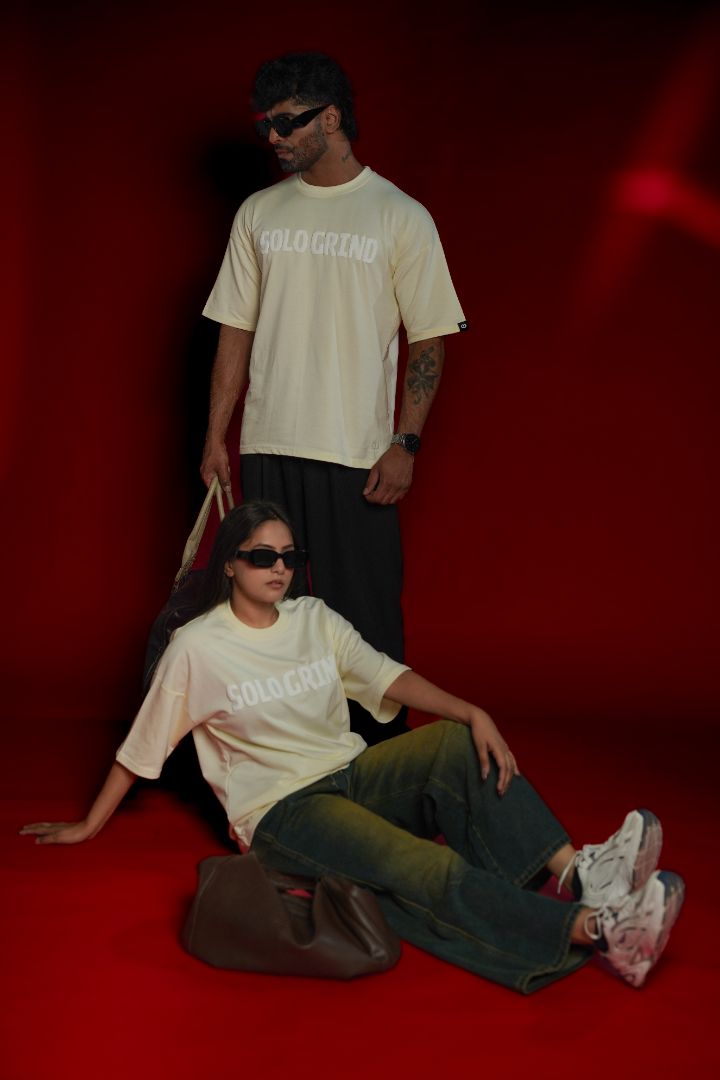 Solo Grind Wolf Graphic Oversized T-Shirt | Daper Dash