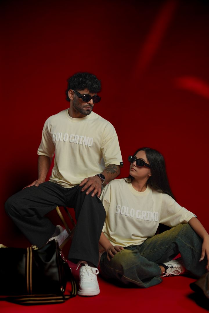 Solo Grind Wolf Graphic Oversized T-Shirt | Daper Dash