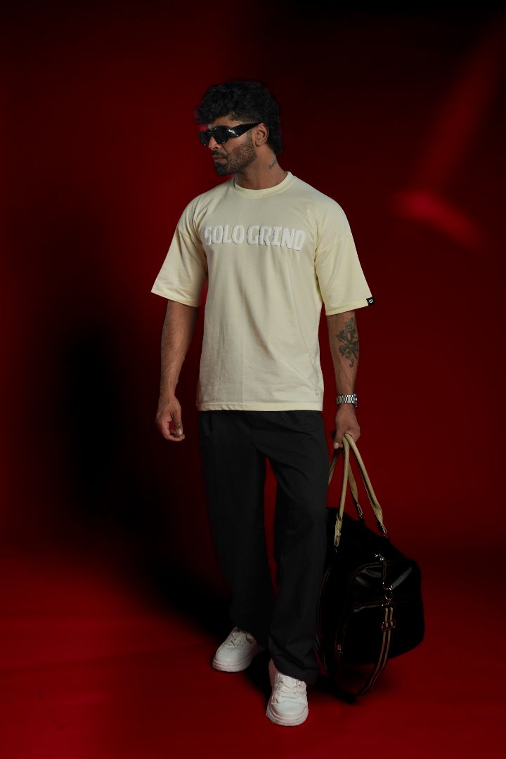 Solo Grind Wolf Graphic Oversized T-Shirt | Daper Dash