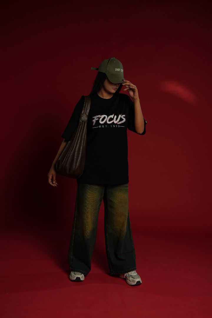 Daper Dash Focus EST. 1990 Premium Embroidered Relaxed Fit T-Shirt