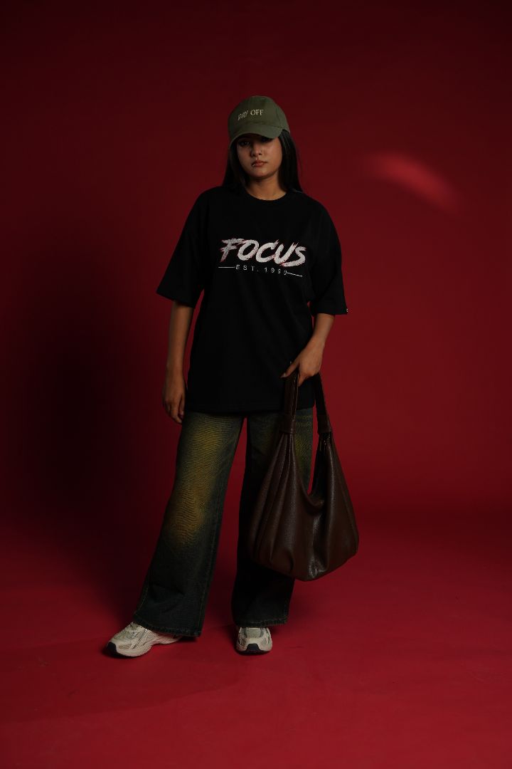 Daper Dash Focus EST. 1990 Premium Embroidered Relaxed Fit T-Shirt