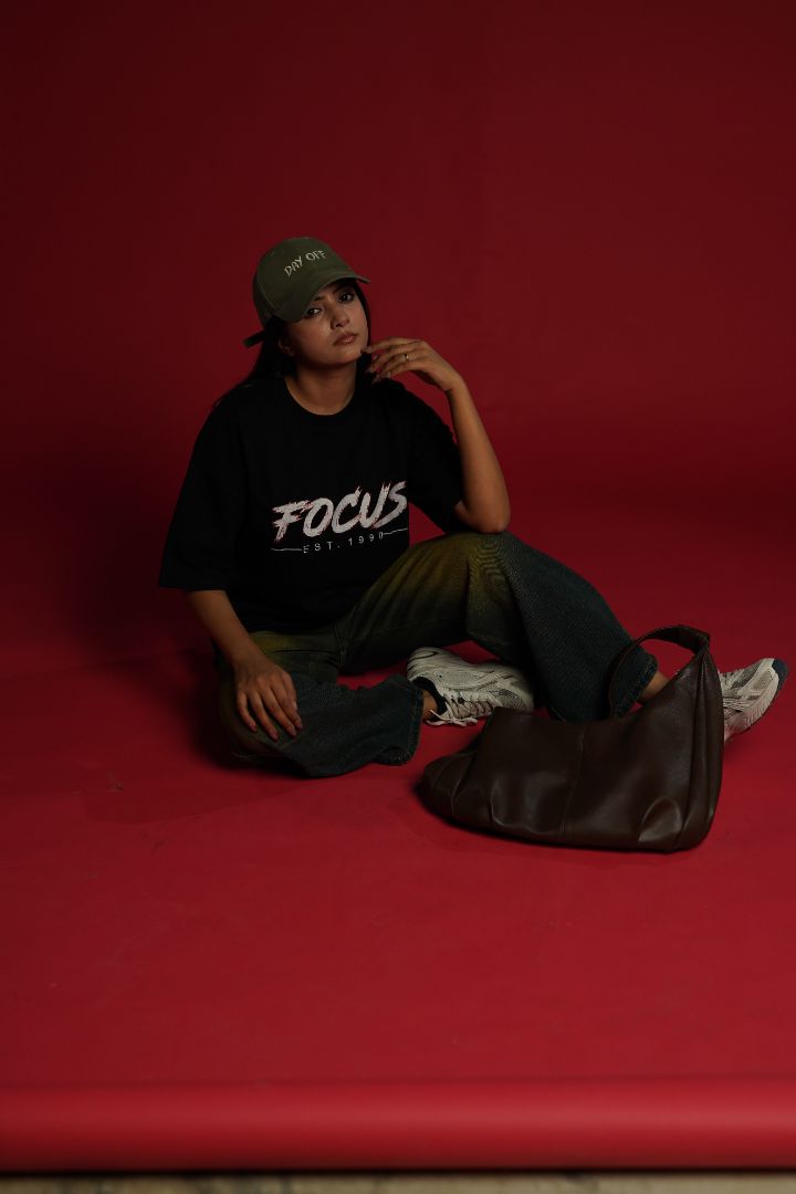 Daper Dash Focus EST. 1990 Premium Embroidered Relaxed Fit T-Shirt