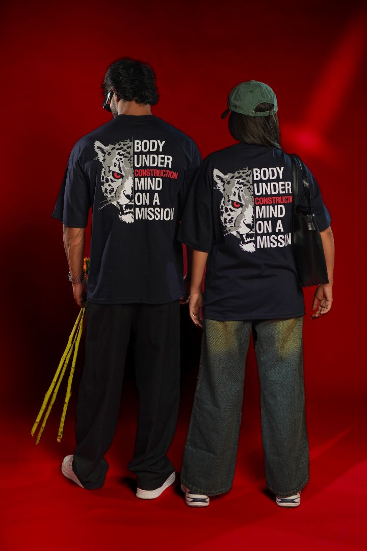 Build Mode ON Oversized Graphic T-Shirt | Daper Dash