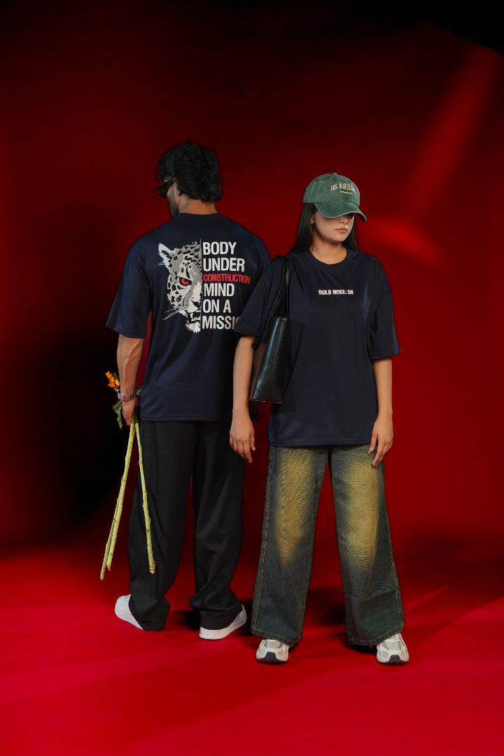 Build Mode ON Oversized Graphic T-Shirt | Daper Dash