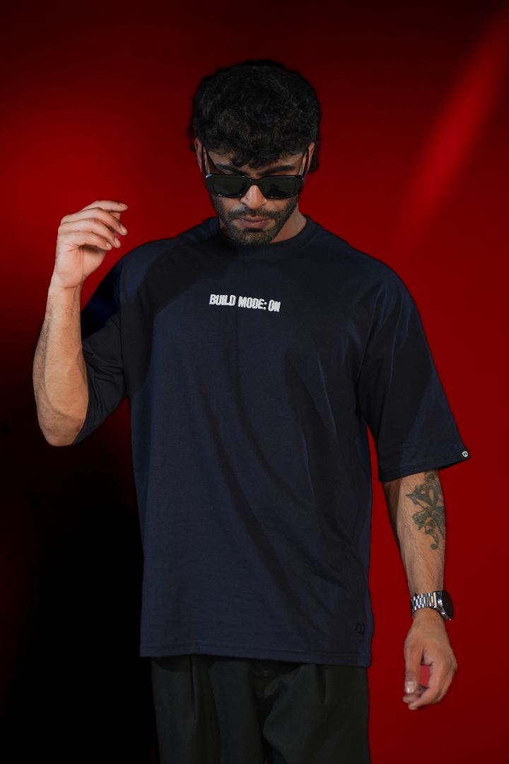 Build Mode ON Oversized Graphic T-Shirt | Daper Dash