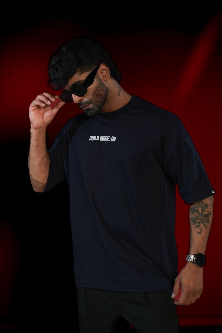 Build Mode ON Oversized Graphic T-Shirt | Daper Dash