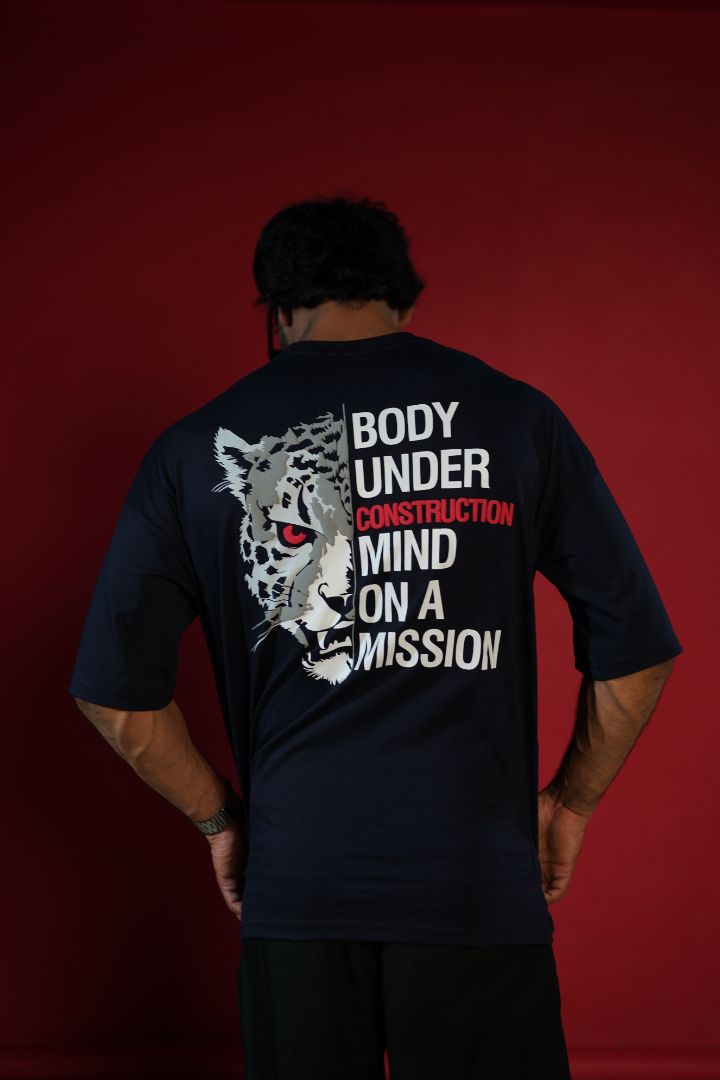 Build Mode ON – Body Under Construction Premium Relaxed Fit T-Shirt