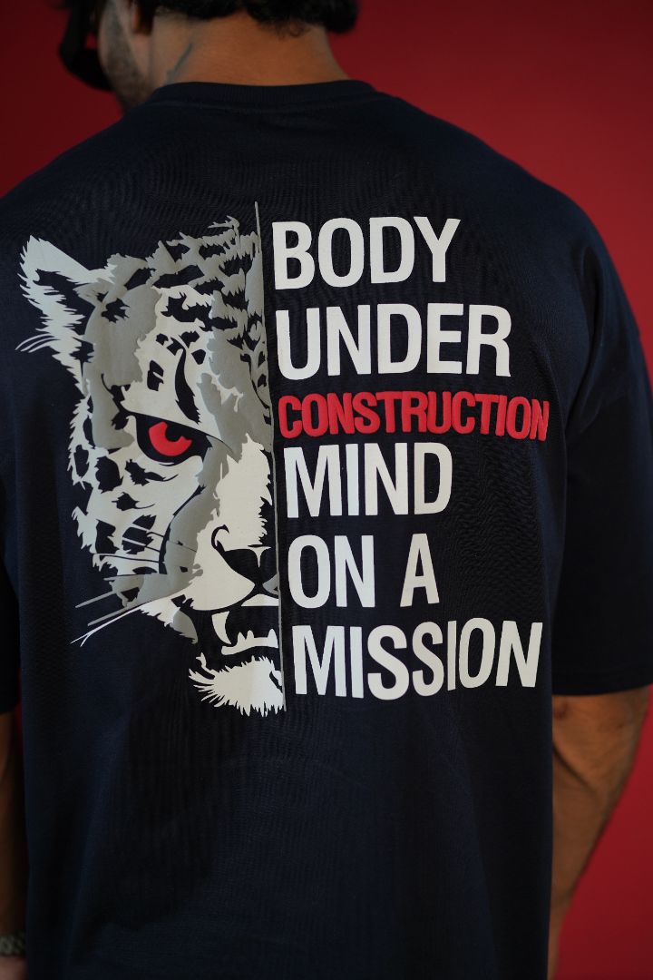 Build Mode ON – Body Under Construction Premium Relaxed Fit T-Shirt