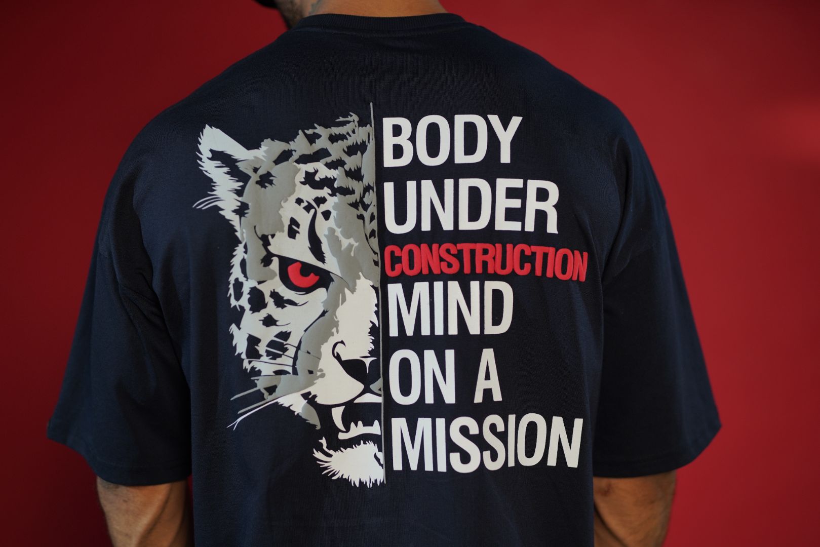 Build Mode ON – Body Under Construction Premium Relaxed Fit T-Shirt