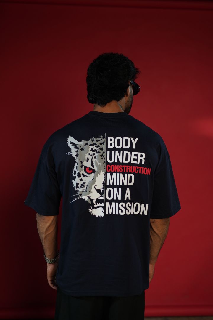 Build Mode ON – Body Under Construction Premium Relaxed Fit T-Shirt