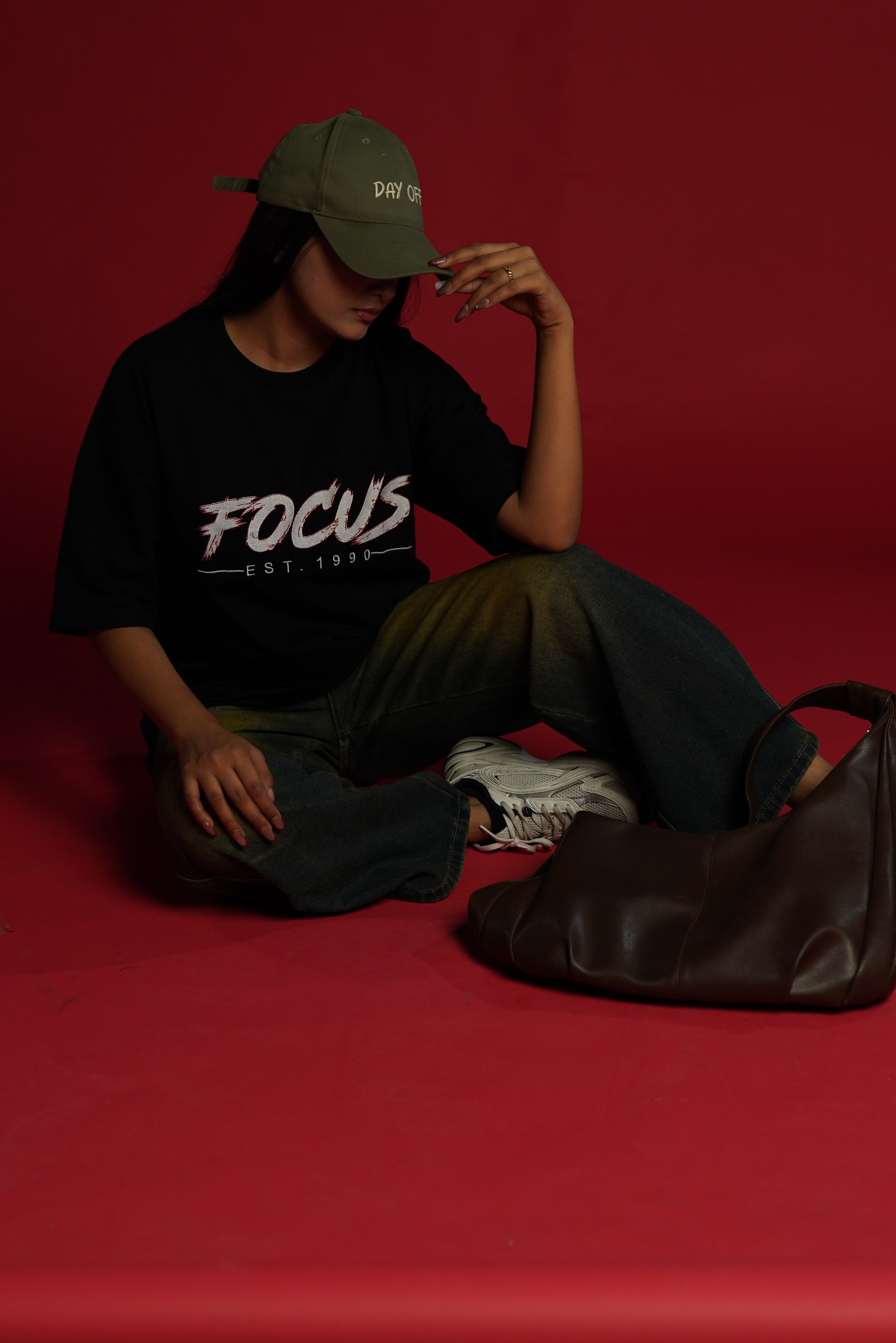 Daper Dash Focus EST. 1990 Premium Embroidered Relaxed Fit T-Shirt