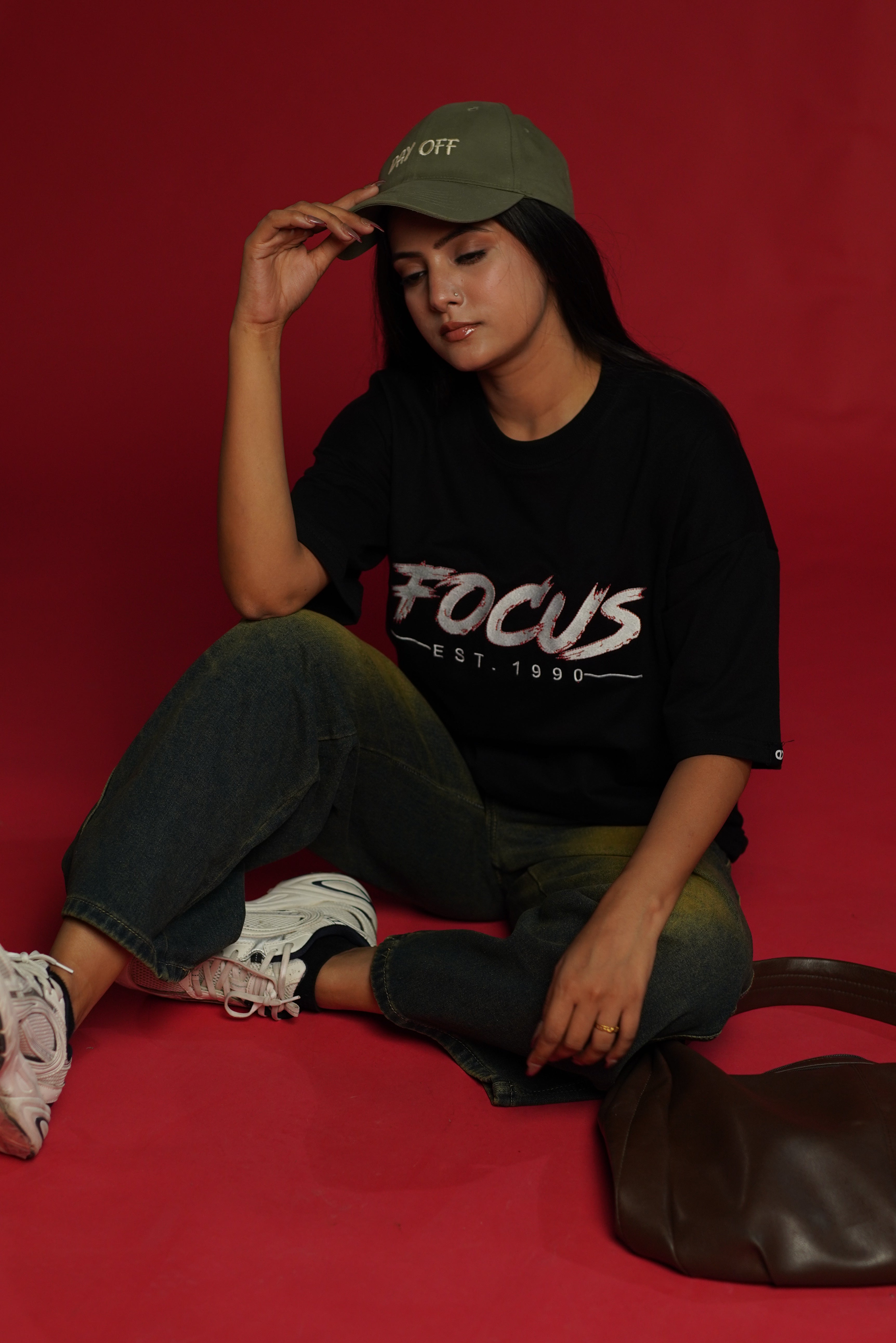 Daper Dash Focus EST. 1990 Premium Embroidered Relaxed Fit T-Shirt